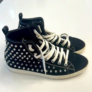 DSQUARED high top sneakers with studs size EUR 42